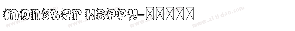 Monster Happy字体转换